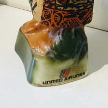 Load image into Gallery viewer, 1975 Jim Beam United Airlines 10th Anniversary Hawaiian Golf Open “Menehune” Decanter