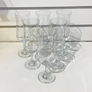 Set of 6 Parfait style Cocktail Glasses