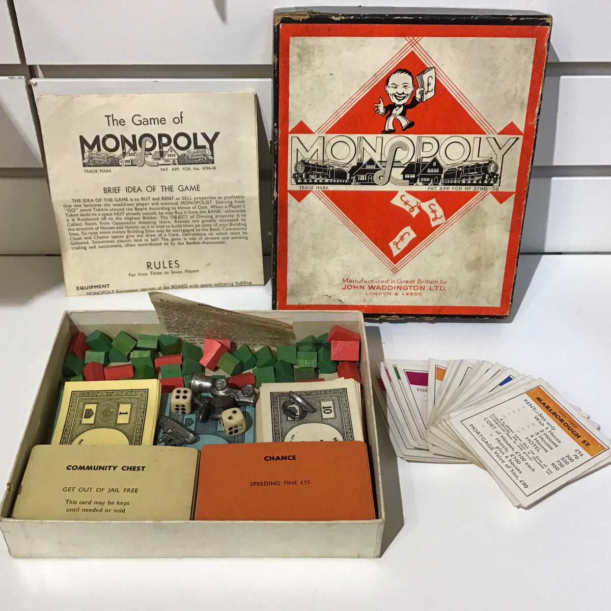 Vintage Monopoly Game ethel20th