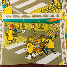 Load image into Gallery viewer, 1950s Dutch Traffic School Fabric