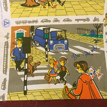 Load image into Gallery viewer, 1950s Dutch Traffic School Fabric