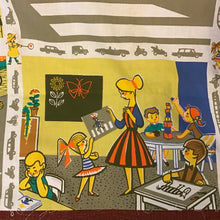 Load image into Gallery viewer, 1950s Dutch Traffic School Fabric
