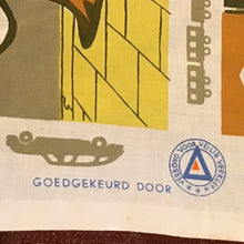 Load image into Gallery viewer, 1950s Dutch Traffic School Fabric