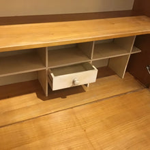 Load image into Gallery viewer, 1950s Blondewood Bookshelf Cabinet and Secretary Cabinet