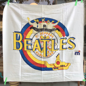 Vintage 1982 Beatles Wall Flag