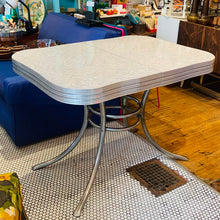 Load image into Gallery viewer, 1950s Cracked Ice Kitchen Table