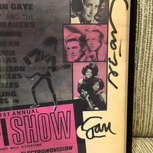 Autographed T.A.M.I Show poster