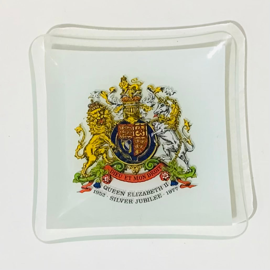 Queen Elizabeth Silver Jubilee Ashtrays