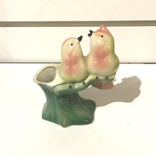 Load image into Gallery viewer, Vintage Ceramic Lovebirds Planter