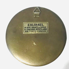 Load image into Gallery viewer, Enameled Copper Decorative Dish