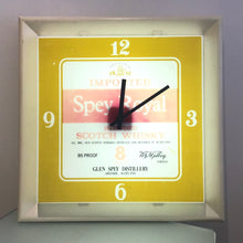 Load image into Gallery viewer, Vintage Spey Royal Scotch Advertising Clock
