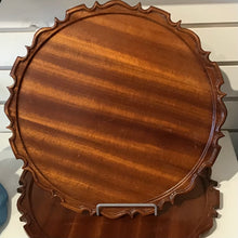 Load image into Gallery viewer, Vintage Mahogany Chippendale Style Trays
