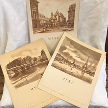 Load image into Gallery viewer, 1951 Ile De France Paquebot Menus
