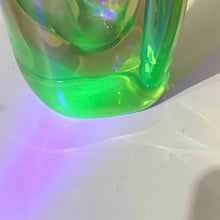 Load image into Gallery viewer, Jan Beranek for Skrdlovice Czech Uranium Glass Vase