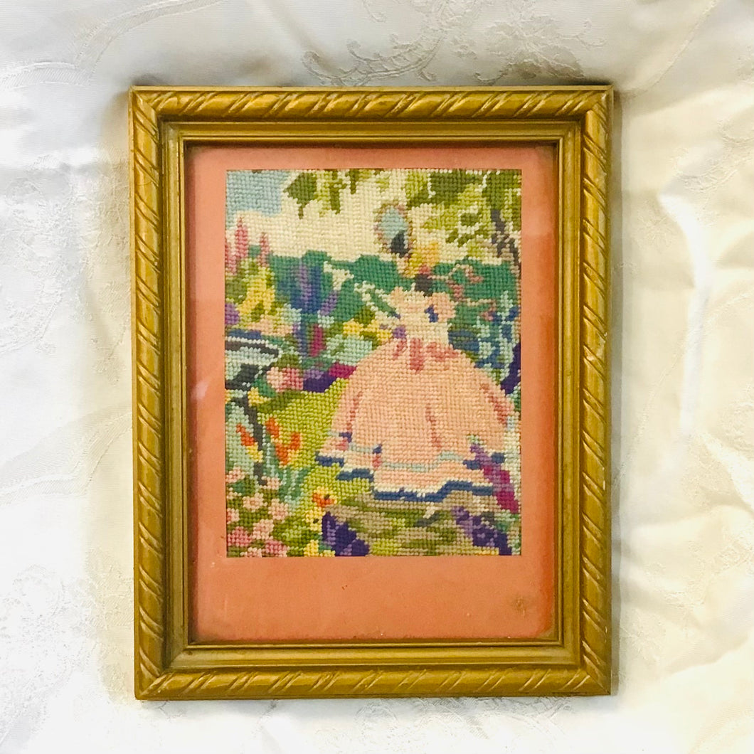 Vintage Framed Cross Stitching
