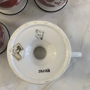 1965 Holt Howard Pedestal Coffee Mugs