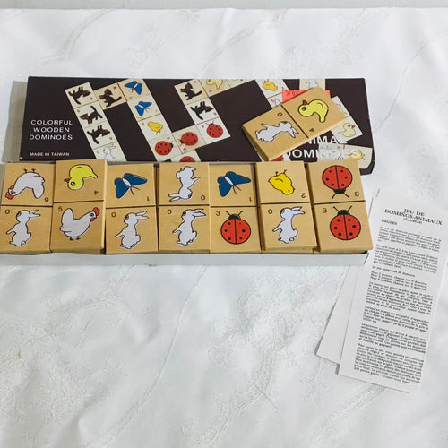 Vintage Animal Dominoes