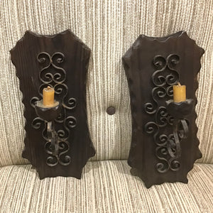 Mediterranean Modern Candle Sconces