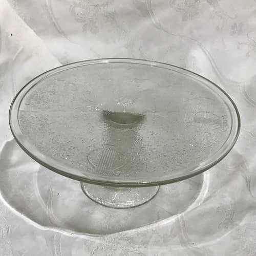 Vintage Jeannette Glass Cake Stand