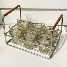 Load image into Gallery viewer, Vintage Libbey Ice Bucket &amp; Shotglass Set