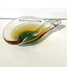 Load image into Gallery viewer, Amber &amp; Green Stretch Glass