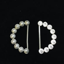 Load image into Gallery viewer, Vintage 2 Piece Rhinestone Belt Slide