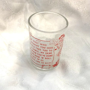 Novelty Bowling Theme Shotglass