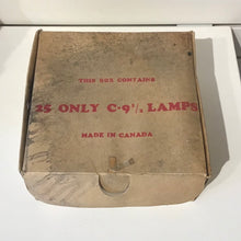 Load image into Gallery viewer, Box of 25 Deadstock Christmas Light Bulbs