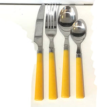 Load image into Gallery viewer, Vintage Red &amp; Yellow Handle Flatware