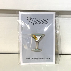 Martini Cocktail Pin
