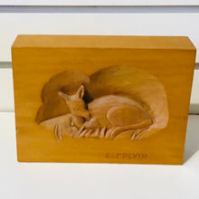 Load image into Gallery viewer, Vintage Carved Bas-Relief Deer