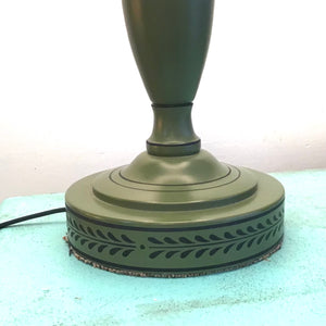 1970s Colonial Style Tole Lamp