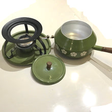 Load image into Gallery viewer, 1960s Green Fondue Pots