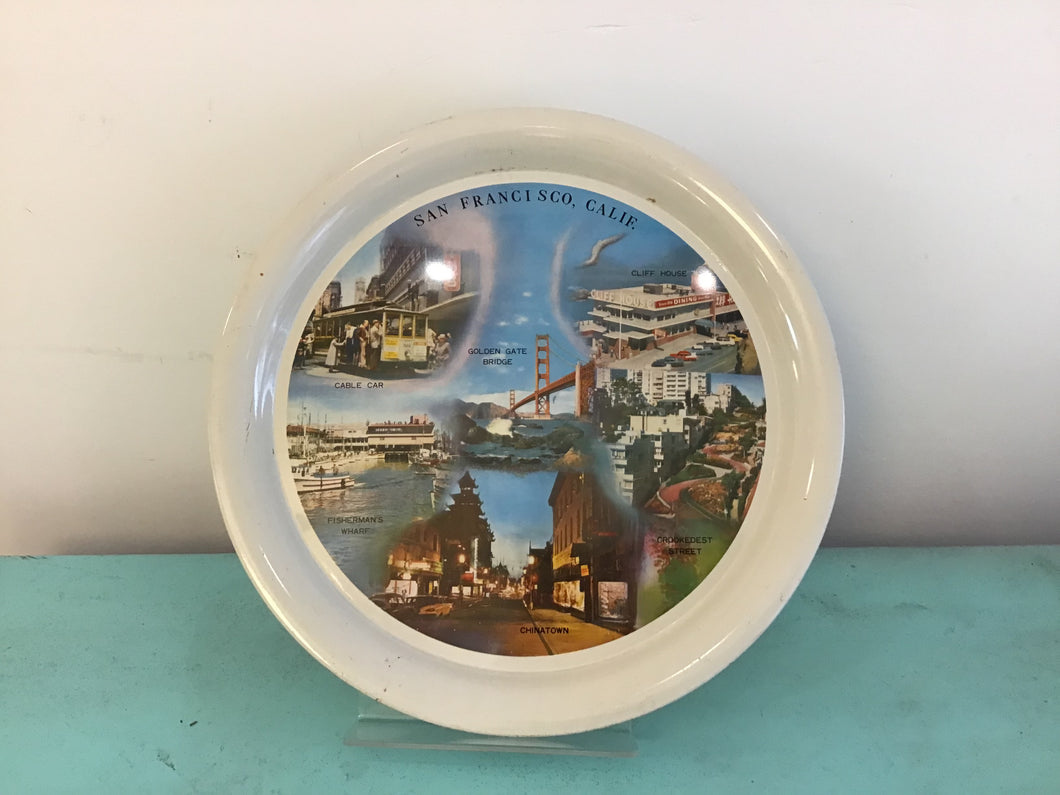 Vintage San Francisco Souvenir Tray