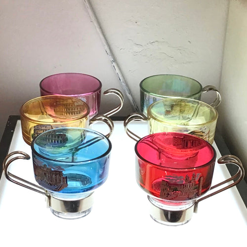 Set of 6 Souvenir Espresso Glasses