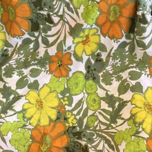 Load image into Gallery viewer, 1970s Floral Fabric Remnant