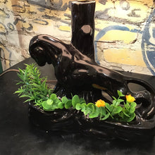 Load image into Gallery viewer, Kitschy Fifties Ceramic Panther Lamp