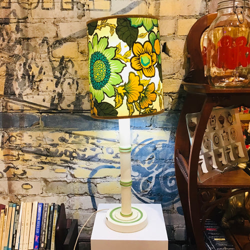 1970s Flower Power Lamp