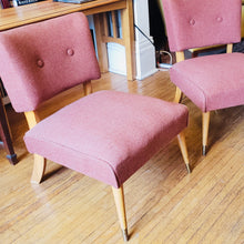 Load image into Gallery viewer, 1950s Blondewood Slipper Chairs