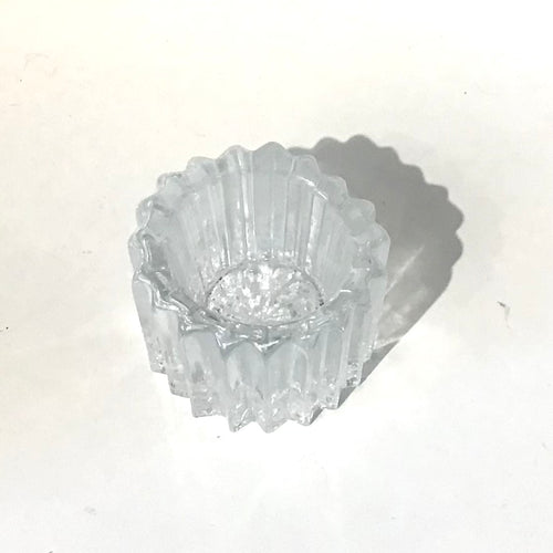 Vintage Glass Candle Holder