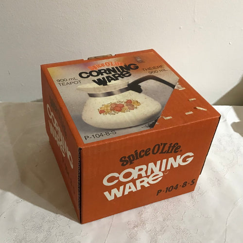 1970s Corning Ware Spice 0’ Life Teapot - Deadstock