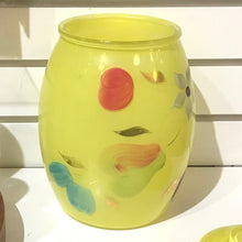 Load image into Gallery viewer, Vintage Bartlett Collins Handpainted Glass Cookie Jar