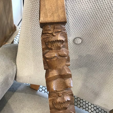 Load image into Gallery viewer, Vintage Oversize Carved Tiki Fork &amp; Spoon