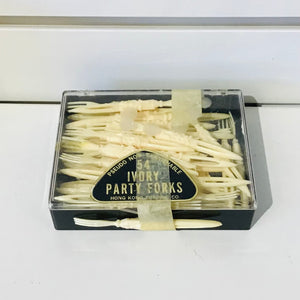 “Ivory” Party Forks