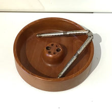 Load image into Gallery viewer, Vintage Teak Wood Nut Bowl with Nutcracker