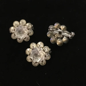 Vintage Rhinestone Scatter Brooch Set