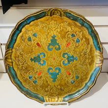 Load image into Gallery viewer, Vintage Florentine Papier-mâché Tray