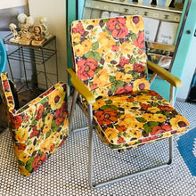 Load image into Gallery viewer, Vintage Folding Aluminum Lawn Chairs