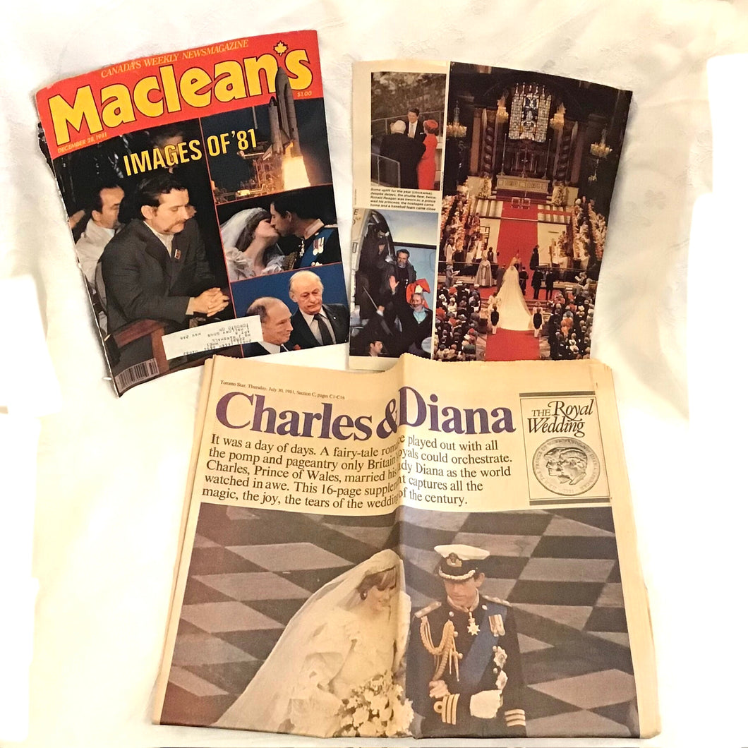 1981 Toronto Star Royal Wedding Section