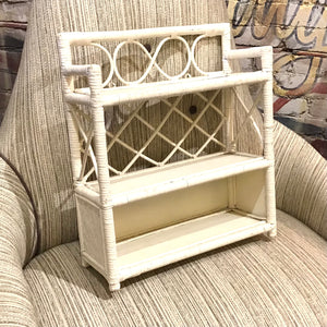 Vintage Wicker Shelf